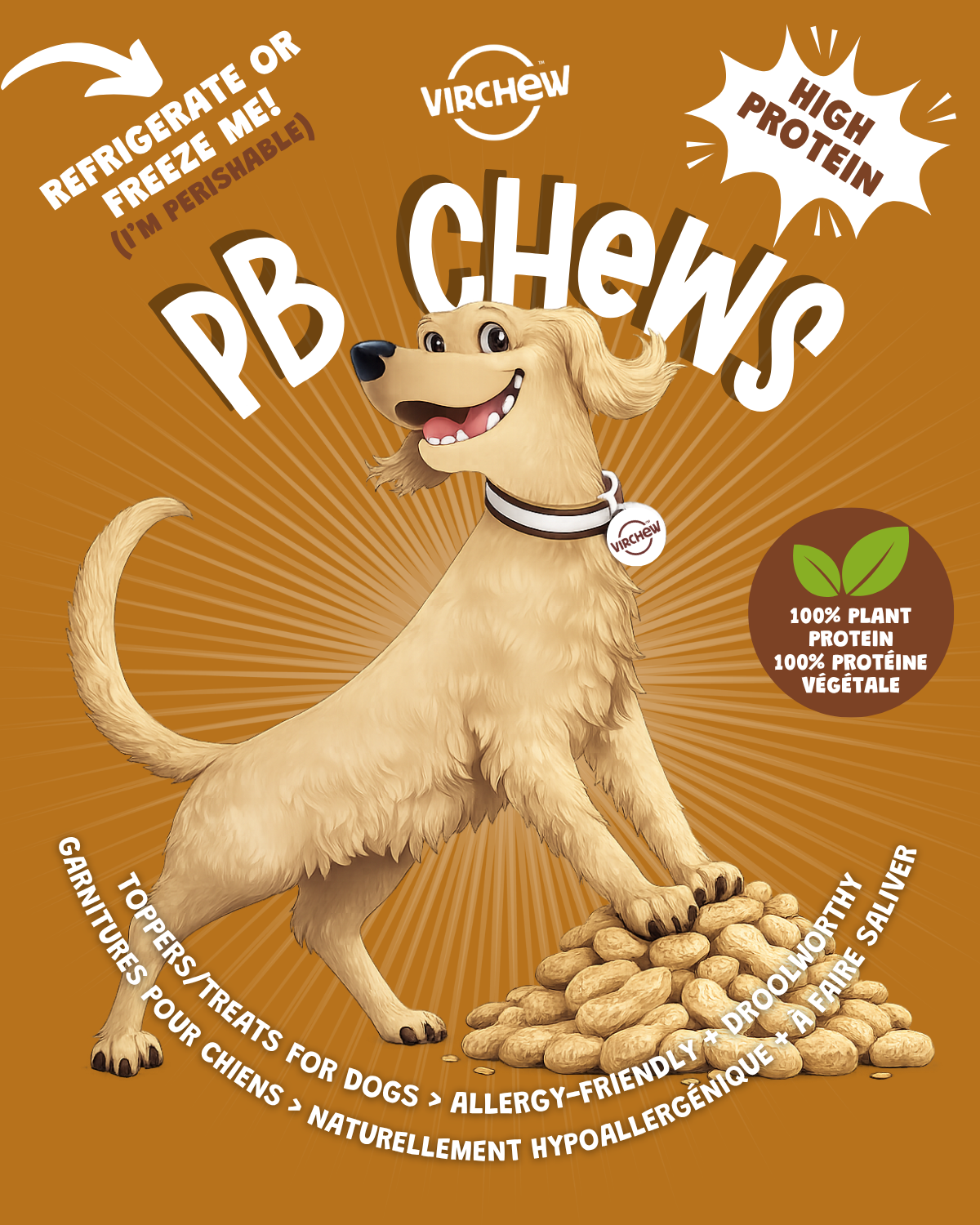 NEW! PB CHEWS (Available only with minimum food order or pickup!)