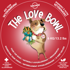 LOVE BOWL - 6 kg. (Med - Lrg Size Dogs)