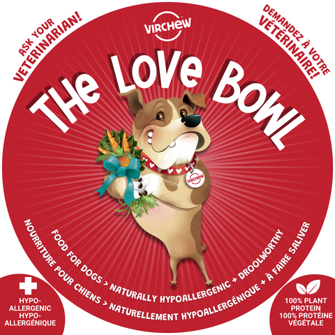 LOVE BOWL - 6 kg. (Med - Lrg Size Dogs)